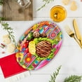 thumbnail image 4 of Biezeib Disposable Dinnerware Set Mexican Carnival Paper Plates Tableware Cutlery for Party Decorations Supplies, 4 of 5