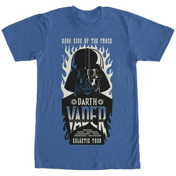 Men's Star Wars Vader Flame T-shirt X-Large Royal