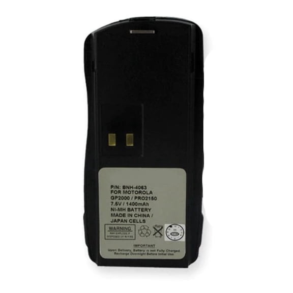 Batteries N Accessories BNA-WB-BNH-4063 2-Way Radio Battery - Ni-MH, 7.5V, 1400 mAh, Ultra High Capacity Battery - Replacement for Motorola PMNN4063R Battery