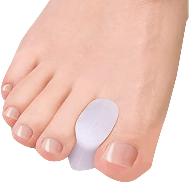 Silicone Toe Separator - Soft Gel, Bursitis Relief, Hammer Toe Corrector, Universal Size, Reusable