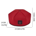 thumbnail image 5 of Gorro Ligero para El Crecimiento Del Cuero Cabelludo Tratamientos Contra La Caída () Rojo, 5 of 5