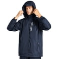 thumbnail image 4 of SPEEDRUN Men's Rain Gear Waterproof Rain Suits Hooded Rain Coats and Pants Navy S, 4 of 7