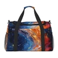 thumbnail image 1 of Balery Galactic Dog Swirls Art Bolsa de Gimnasio para Mujeres, Bolsa de Viaje con Bolsillo Húmedo, Bolsa de Fin de Semana para Mujeres, Bolsa de Viaje Resistente al Agua, 1 of 7