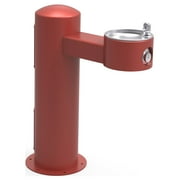 Elkay Lk4410 14" Outdoor Floor Mounted Single Drinking Station - Red