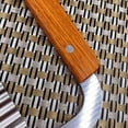 thumbnail image 3 of Heavy Duty Cutting Tools For Vegetable Slicing, Crinkle Chopper With Stainless Steel Blade And Wooden Handle For Multi-Purpose Use In Your Kitchen Or Restaurant, Easy Cleaning And Storage, 3 of 5