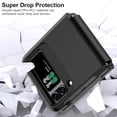 thumbnail image 5 of Designed for Galaxy Z Flip 4 Case with Hinge Protection,Samsung Flip 4 Heavy Duty Shockproof Full Body Protective Phone Case Cover for Z Flip 4 5G(2023)-Black, 5 of 12