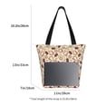 thumbnail image 3 of Honeii Valentine'S Day Rose Print Women Top Handle Satchel Handbags,Fashion Handbag,Messenger Tote Bag Purse for Women,Shoulder Bag Handbag for Travel, Work, 3 of 6