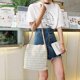 thumbnail image 4 of Straw Weaving Bucket Bag Single Shoulder Casual Beach Handbag for Women Ladies Girls, 4 of 4