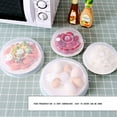 thumbnail image 5 of OUSITAID 2PCS Plate Cover Anti-Splatter Lid for Microwave with Steam Vent Bowl Food Protection Dome Plastic, 5 of 5