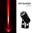thumbnail image 3 of Foco LED de pared 250LM IP65 impermeable resistente a la intemperie iluminación de paisaje fiesta 180 grados giratorio lámpara de un haz para barra de jardín luz roja Eigraketly HA011797-03B, 3 of 7
