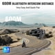 thumbnail image 4 of Motorcycle Helmet Bluetooth Headset with 2 Type Mics, Intercom/Hands-Free Call/Music/Waterproof/Nois, 4 of 5