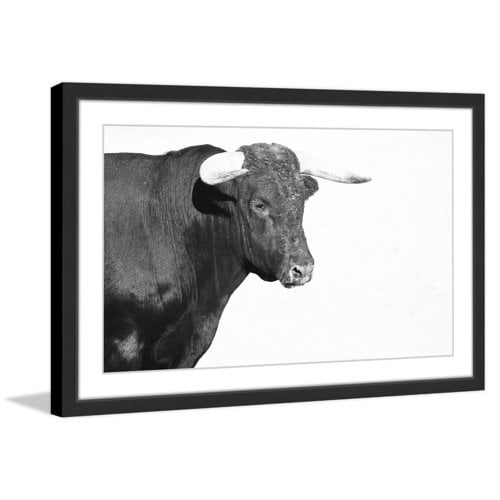 Marmont Hill "Horned Beast" Framed Painting Print