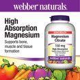thumbnail image 2 of webber naturals® Citrate de Magnésium 150 mg -- 300 Capsules, 2 of 3