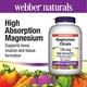 webber Naturals Citrate de Magnésium 150 mg -- 300 Gélules – image 2 sur 3