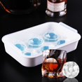thumbnail image 2 of POINTERTECK Ice Tray Durable Non-Stick Solid White Silicone Ice Ball Mold for Beverage Kitchen Tool, 2 of 6