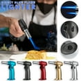 thumbnail image 5 of Blasgw Metal Lighter Direct Blast Flameproof Burner Outdoor Barbecue Kitchen Baking Lighter Silver, 5 of 5