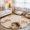 Beige, variant on Area Rugs 2x3,Farm Squirrel Fall Watercolor Maple Leaf Non Slip Washable Rug Indoor Carpet Soft Floor Rugs for Home Living Room Bedroom Dining Room Office