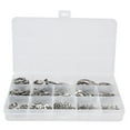 thumbnail image 1 of 400Pcs E Clip Circlip Retaining Ring 604 Stainless Steel Assortment Set Kit for Bearing, 1 of 14