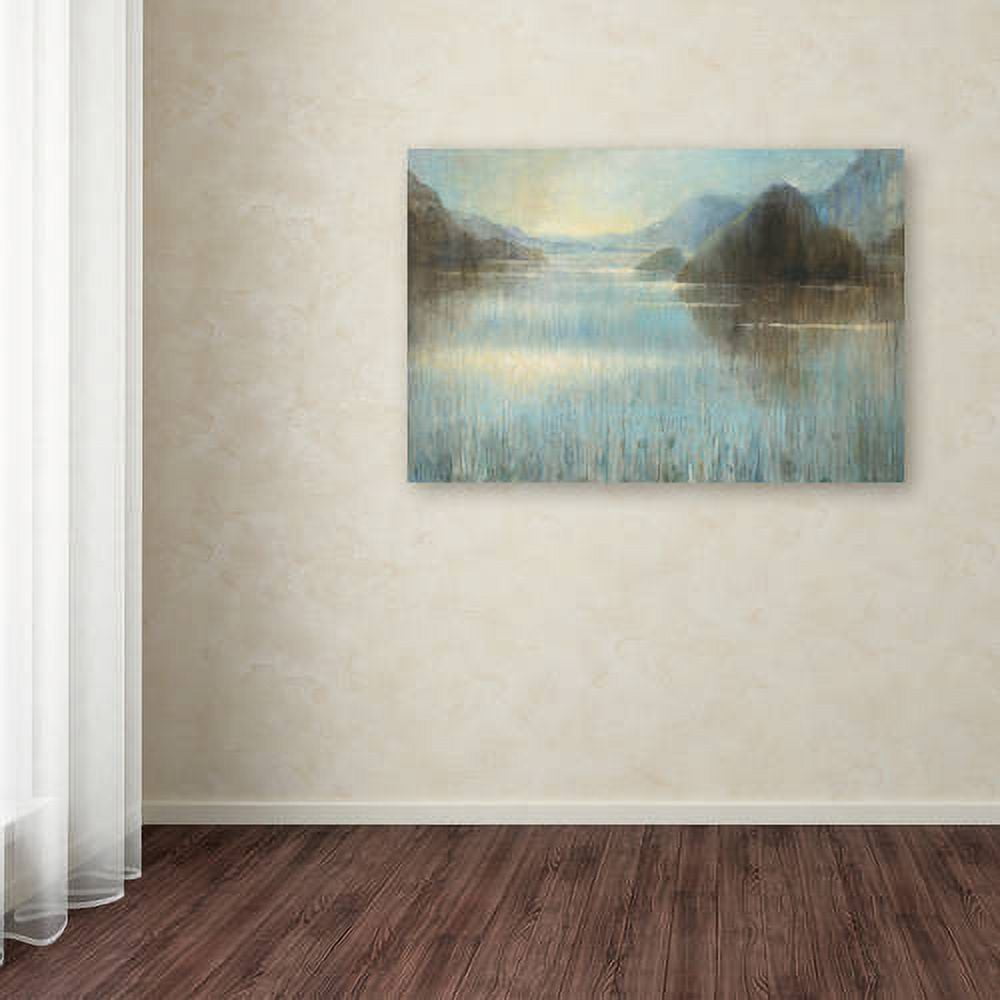 Trademark Fine Art "Through the Mist Crop" Canvas Art by Danhui Nai