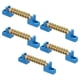 thumbnail image 1 of Uxcell 5 Pcs Barra de Terminal de Tierra de Latón 8 Posiciones Bloque de Barras de Tierra para Caja Eléctrica, Azul, 1 of 5
