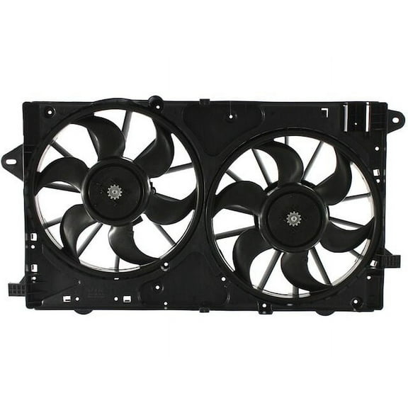 Radiator Fan Assembly - Compatible with 2014 - 2019 Chevy Impala 2015 2016 2017 2018