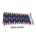 thumbnail image 3 of CuiLiyq 4th of July Patriotic Beach Towel, Red White Blue Stars Striped Bath Towel, Independence Day Decorations Soft Absorbent Quick Dry Oversized Bathroom Pool Blanket, 59" x 27.5", 3 of 6