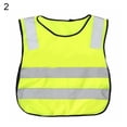 thumbnail image 2 of SPRING PARK High Visibility Kids Safety Vest, Children Waistcoat Vest Grey Reflective Strips Traffic Clothes, 2 of 7