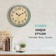 thumbnail image 4 of Vintage Quartz Wall Clock 30cm Silent Noiseless Large Numbers & HD Glass, Vintage Copper, 4 of 5