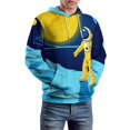 thumbnail image 5 of Astronaut Exploring Planets 3d Sweatshirts Hoodie Fashion Casual Personality Men's Women Street Hoodie Pullovers Long Sleeve Comfortable Top, 5 of 6