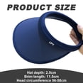 thumbnail image 2 of Viseras para mujeres, gorras deportivas, viseras para el sol para hombres, viseras con clip para golf, tenis y carreras para mujeres, sombreros para el sol de playa para mujeres, sombreros, 2 of 5