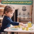 thumbnail image 4 of Juego de comida de madera Tea Set Airlab para niñas de 2 a 6 años, 4 of 9