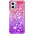 thumbnail image 2 of Compatible with Moto G 5G 2023 Case Girls Women Liquid Glitter Heavy Duty Shockproof Back Cover Soft TPU Bumper Silicone Slim Protective Cover for Motorola Moto G 5G 2023 Gradient Pink, 2 of 12