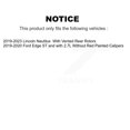 thumbnail image 2 of CMX Front Rear Disc Brake Rotors Kit for Car Ford Edge Lincoln Nautilus K8-102538, 2 of 8