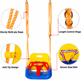 thumbnail image 5 of JBeeCtrl 3-in-1 Toddler Swing Seat with Hanging Strap and Hooks for Outside Baby Swing Sets for Indoor/Outdoor Playset（Blue）, 5 of 7