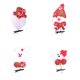 thumbnail image 3 of Inteprter Pinzas para el pelo de Navidad, pasadores de tela para Cosplay, accesorios para mujeres, horquillas para el pelo, accesorios de estilo de Kits de decoración para fiestas Alce Inteprter HA069931-03, 3 of 6