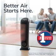 Lasko 23 1500W Oscillating Ceramic Electric Tower Space Heater with Remote Control, 751320, Black