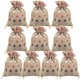 thumbnail image 1 of Gift Pouches 50Pcs Assorted Color Hemp Drawstring Pouch for Storage Use Festive Atmosphere, 1 of 5