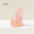 thumbnail image 2 of MRLESS Resin Crystal Cat Figurine Adorable Miniature Cat Statue For Home And Car Decor Cat Lover Present Realistic Cat Sculpture, 2 of 8