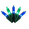 thumbnail image 1 of Christmas Micro Cluster Big T5 Seed 100 LED Light Set, Blue & Green, 1 of 1