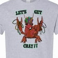 thumbnail image 4 of Inktastic Mardi Gras Let's Get Cray Crayfish with Beads T-Shirt, 4 of 5