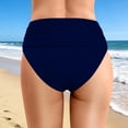 thumbnail image 5 of Chuancc Period Swimwear Leakproof Swim Bottoms Waterproof Menstrual Bathing Suit Bikini Bottom for Teens Women Navy S, 5 of 7