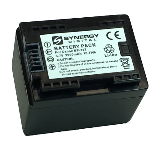 Canon Vixia Hf R52 Camcorder Battery Ultra High Capacity Li Ion 3 6v 2900mah Replacement For The Canon Bp 727 Camera Battery Fully Decoded Walmart Com Walmart Com