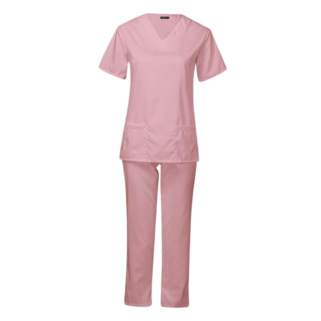 Uniforme de enfermería transpirable, conjunto de pantalones superiores, trajes suaves para mujeres para enfermería Zulema Pantalones superiores