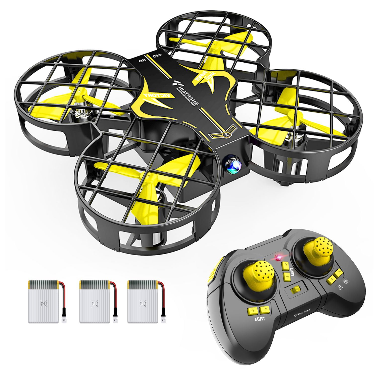 Altitude Hold One Key Take Off/Landing and Extra Batteries Toys for Boys and Girls KO-ON Drone for Kids and Beginners RC Helicopter Quadcopter with LED Lights 3D Flips Headless Mode 