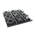 thumbnail image 5 of DecMode 9" x 1" Black Marble Tic Tac Toe Game Set, 1-Piece, 5 of 7