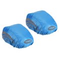 thumbnail image 1 of Unique Bargains Waterproof Helmet Cover Bike Helmet Rain Cover Ride Gear with Reflective Strip Blue 2 Pack, 1 of 5