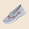 thumbnail image 5 of Caywon Women Loafers Sneakers, Embroidered Floral Mesh, Breathable Lightweight Casual, Comfortable Ladies Shoes Zapatillas Mujer, 5 of 6