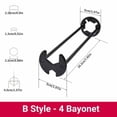 thumbnail image 4 of Multifunctional Sink Wrench Tool, 2026 New Faucet & Plumbing Installation Tool, Under Sink Basin Wrench for Tight Spaces, Kitchen & Bathroom Repair, 4 of 6