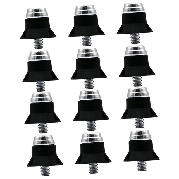 12 tacos de fútbol de repuesto, fáciles de instalar, rosca de 5 mm, antideslizantes. 16 mm