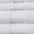 thumbnail image 2 of Aertex Solid 100% Cotton 520 GSM 6 Piece Bath Towel Set, Soft & Absorbent, Quick Dry, 2 Bath 27x54, 2 Hand 16x28, 2 Wash 13x13, Egg Shell, OEKO-TEX® Certified, 2 of 7